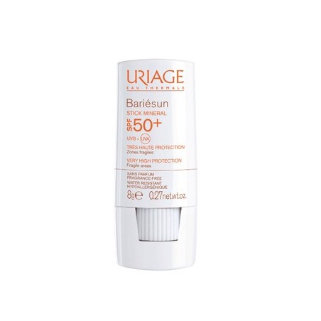 Uriage Bariésun SPF50+ Stick minerale protettivo per zone sensibili 8 g Uriage Bariésun SPF50+ Stick minerale protettivo per zone sensibili 8 g