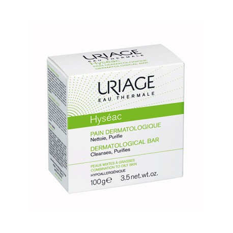 Uriage Hyséac Pane dermatologico purificante detergente viso pelle grassa 100 g