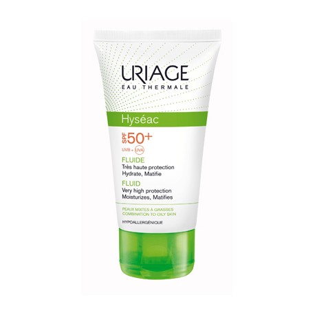 Uriage Hyséac SPF 50+ Fluido viso cute mista o grassa 50 ml