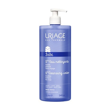 Uriage Bébé 1ère Eau nettoyant Concentrato di acqua termale detergente senza risciacquo 1 litro