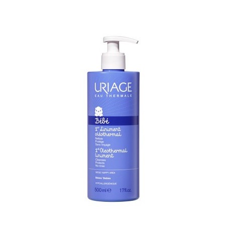 Uriage Bébé 1er Liniment Oléothermal detergente idratante per zona pannolino 500 ml Uriage Bébé 1er Liniment Oléothermal detergente idratante per zona pannolino 500 ml