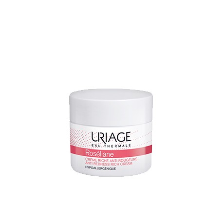 Uriage Roseliane Crema Ricca nutriente per pelle sensibile con rossori da rosacea e couperose 50 ml