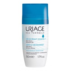 Uriage Gentle Deo - Deodorante roll on senza sali d'alluminio per pelle sensibile 50 ml