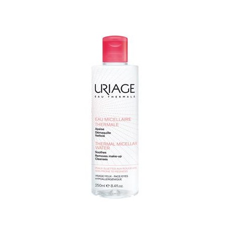 Uriage Acqua Micellare struccante viso e occhi ad azione lenitiva per pelli arrossate 250 ml