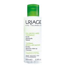 Uriage Acqua Micellare struccante viso e occhi ad azione astringente per pelle mista e grassa 100 ml