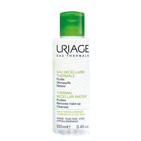 Uriage Acqua Micellare struccante viso e occhi ad azione astringente per pelle mista e grassa 100 ml