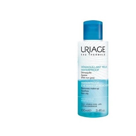 Uriage struccante occhi waterproof con acqua termale 100 ml Uriage struccante occhi waterproof con acqua termale 100 ml