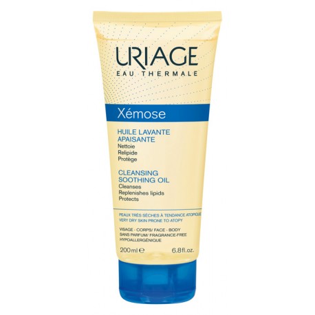 Uriage Xemose Olio detergente relipidante per pelle secca e atopica 200 ml