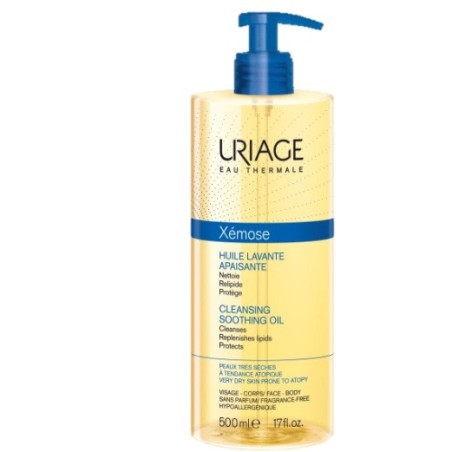 Uriage Xemose Olio detergente corpo idratante e lenitivo per pelle secca e atopica 500 ml Uriage Xemose Olio detergente corpo idratante e lenitivo per pelle secca e atopica 500 ml