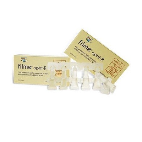 Hulka Filme opht-R Film protettivo della superficie oculare occhi irritati 10 flaconcini 0,5 ml Hulka Filme opht-R Film protettivo della superficie oculare occhi irritati 10 flaconcini 0,5 ml