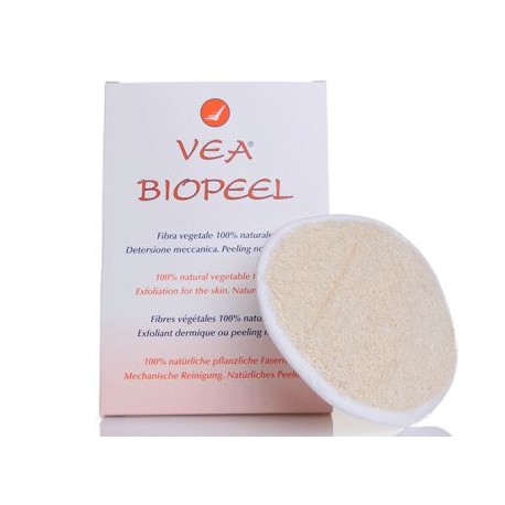 Vea Biopeel Spugna in fibra vegetale per la detersione di viso e corpo 1 pezzo