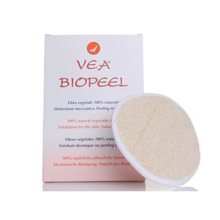 Vea Biopeel Spugna in fibra vegetale per la detersione di viso e corpo 1 pezzo Vea Biopeel Spugna in fibra vegetale per la detersione di viso e corpo 1 pezzo