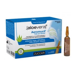 Zuccari Aloevera2 Aeromucil fiale nebulizzanti per aerosol 10 x 5 ml