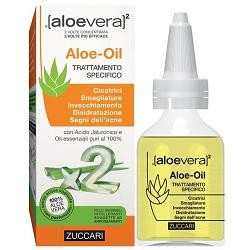 Zuccari Aloevera2 Aloe oil per cicatrici smagliature acne 50 ml