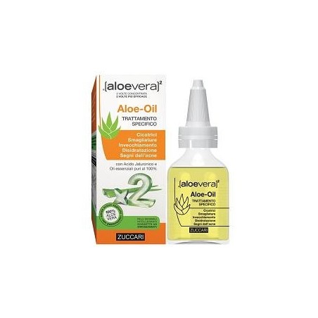 Zuccari Aloevera2 Aloe oil per cicatrici smagliature acne 50 ml Zuccari Aloevera2 Aloe oil per cicatrici smagliature acne 50 ml