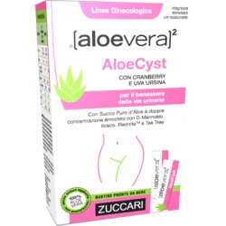 Zuccari Aloevera2 AloeCyst integratore naturale per le vie urinarie 15 stick da 10 ml