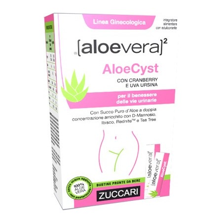 Zuccari Aloevera2 AloeCyst integratore naturale per le vie urinarie 15 stick da 10 ml Zuccari Aloevera2 AloeCyst integratore naturale per le vie urinarie 15 stick da 10 ml