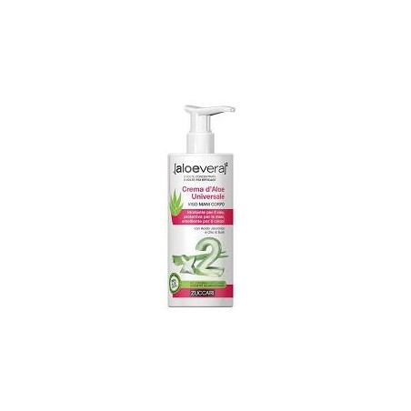 Zuccari Aloevera2 Crema d'Aloe Universale idratante viso mani e corpo 300 ml Zuccari Aloevera2 Crema d'Aloe Universale idratante viso mani e corpo 300 ml