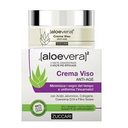 Zuccari Aloevera2 Crema viso antirughe contro stanchezza e invecchiamento 50 ml