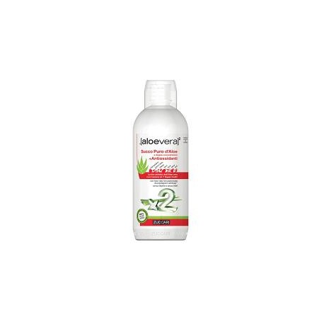 Zuccari Aloevera2 Succo puro d'aloe a doppia concentrazione con antiossidanti 1000 ml