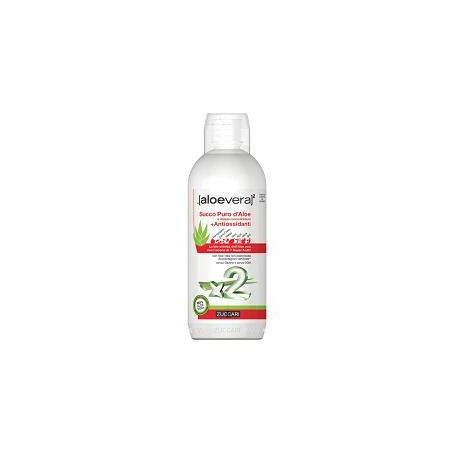 Zuccari Aloevera2 Succo puro d'aloe a doppia concentrazione con antiossidanti 1000 ml