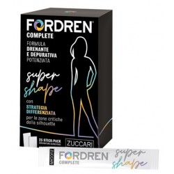 Zuccari Fordren Complete Super Shape integratore drenante rimodellante 25 stick 10 ml