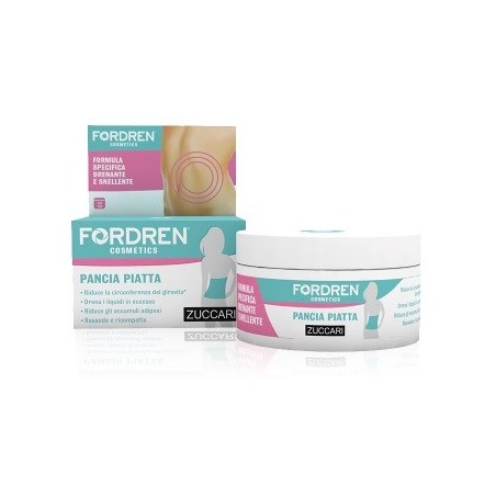 Zuccari Fordren Cosmetics pancia piatta - Crema drenante e modellante per la pancia 180 ml Zuccari Fordren Cosmetics pancia piatta - Crema drenante e modellante per la pancia 180 ml