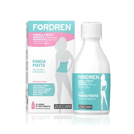 Zuccari Fordren Pancia Piatta integratore drenante depurativo 250 ml