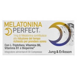 Jung & Eriksson Melatonina Perfect integratore per sonno e rilassamento 30 compresse