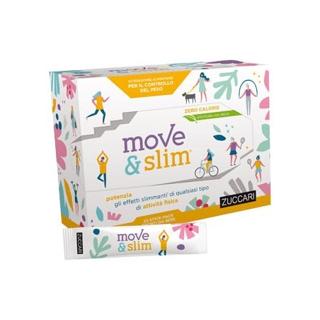 Zuccari Move&Slim integratore in sciroppo per favorire la perdita di peso 25 stick da 10 ml Zuccari Move&Slim integratore in sciroppo per favorire la perdita di peso 25 stick da 10 ml