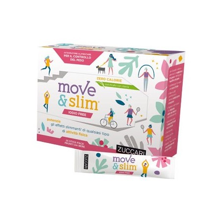 Zuccari Move&Slim Iodio Free integratore per la perdita di peso 25 stickpack da 10 ml Zuccari Move&Slim Iodio Free integratore per la perdita di peso 25 stickpack da 10 ml