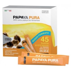 Zuccari Papaya Pura integratore per difese immunitarie orosolubile 45 bustine