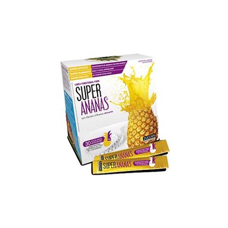 Zuccari Super Ananas - Integratore drenante e dimagrante 30 stick pack da 10 ml