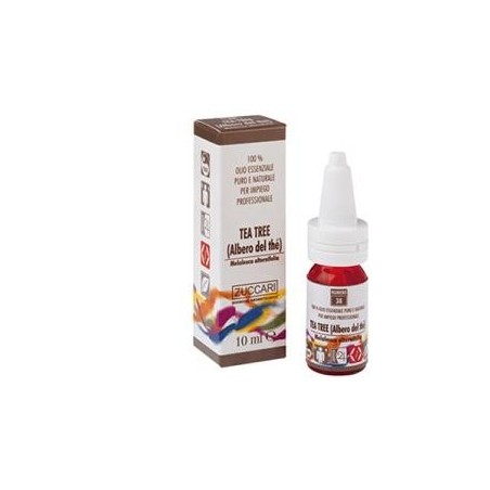 Zuccari Olio essenziale naturale di Tea Tree 10 ml Zuccari Olio essenziale naturale di Tea Tree 10 ml