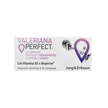 Jung&Eriksson Valeriana Perfect - Integratore per il rilassamento e il sonno 30 compresse