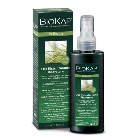 Bios Line Biokap Olio ristrutturante riparatore per capelli secchi e sfibrati 125 ml Bios Line Biokap Olio ristrutturante riparatore per capelli secchi e sfibrati 125 ml