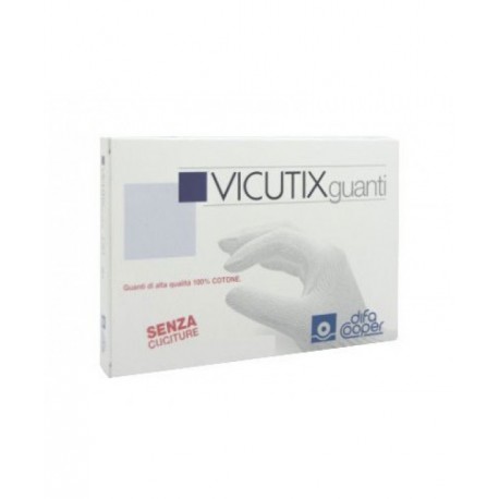 Vicutix Guanto in cotone anallergico taglia M