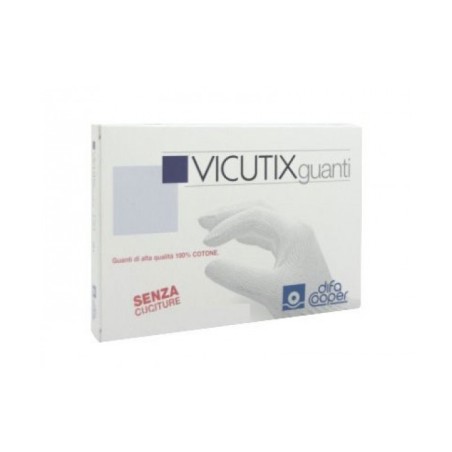 Vicutix Guanto in cotone anallergico taglia M Vicutix Guanto in cotone anallergico taglia M