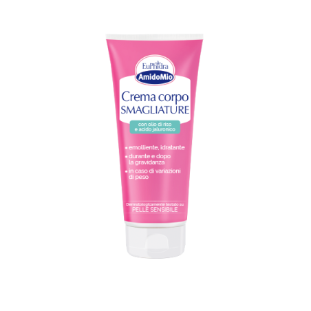 Euphidra AmidoMio Crema Corpo Smagliature elasticizzante 200 ml Euphidra AmidoMio Crema Corpo Smagliature elasticizzante 200 ml