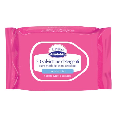 Euphidra AmidoMio Salviette detergenti per bambini extra-morbide 20 pezzi Euphidra AmidoMio Salviette detergenti per bambini extra-morbide 20 pezzi