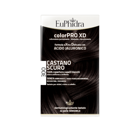 Euphidra ColorPRO XD Tinta permanente per capelli 300-Castano Scuro