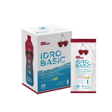 Idrobasic di minerali alcalinizzanti gusto ciliegia 15 bustine Idrobasic di minerali alcalinizzanti gusto ciliegia 15 bustine