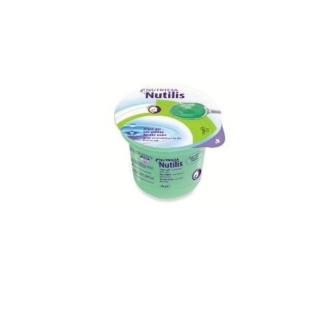 Nutilis Aqua Gel gusto menta bevanda idratante per pazienti disfagici 12 pezzi 125 g