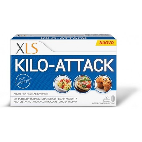 Xls Kilo-Attack - Integratore alimentare per il controllo del peso 30 compresse