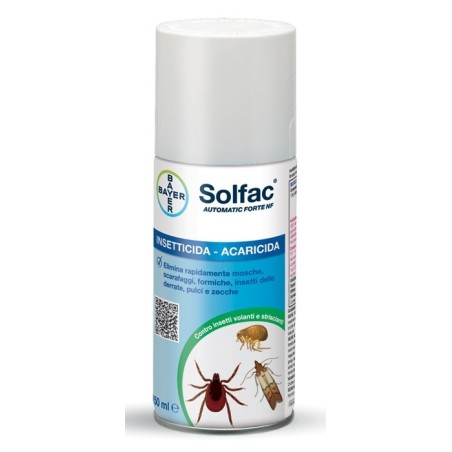 Bayer Solfac Automatic Forte - Insetticida acaricida 150 ml Bayer Solfac Automatic Forte - Insetticida acaricida 150 ml