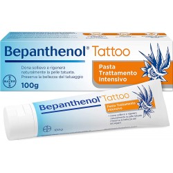 Bepanthenol Tattoo - Crema pasta trattamento intensivo per curare i tatuaggi 100 g