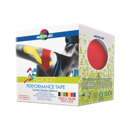 MASTER-AID S PERFORM RED TAPING NEUROMUSCOLARE 5 CM X 5 MT MASTER-AID S PERFORM RED TAPING NEUROMUSCOLARE 5 CM X 5 MT