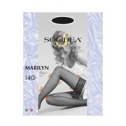 Solidea Marilyn 140 Sheer Calza autoreggente compressione graduata nero taglia 3