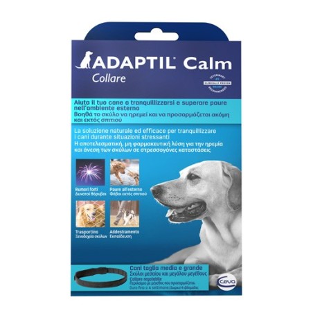 Adaptil Calm Collare per cani calmante antistress taglia L 1 pezzo Adaptil Calm Collare per cani calmante antistress taglia L 1 pezzo