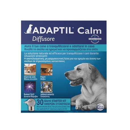 Adaptil Calm Diffusore tranquillizzante per cani + Ricarica 48 ml